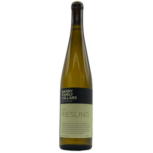 Barry Family Cellars Riesling Finger Lakes 2017